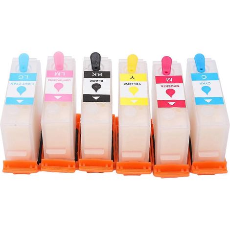 Cartouches d'encre de rechange 6 couleurs pour imprimante jet d'encre Expression Photo