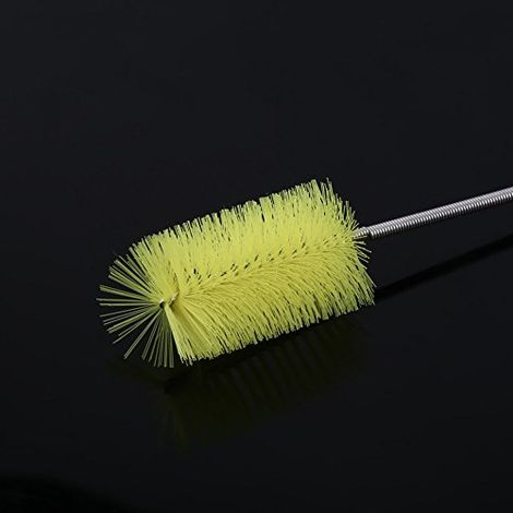Brosse Tube Propre de Nettoyage pour Tuyau d'Eau Flexible Double Tête Tube Pipe Réservoir de Poissons Printemps (Citronier) (1/5)
