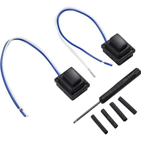Lot de 2 interrupteurs tactiles pour poignée de porte avant de voiture, compatibles avec Hyundai Tucson 2016-2018, références 82651D3710 et 82661D3710 (1/5)