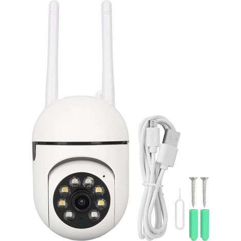 Caméra WiFi Extérieure Haute Définition, Vision Nocturne, Détection de Mouvement pour Maison, Jardin, Entrepôt (1/5)