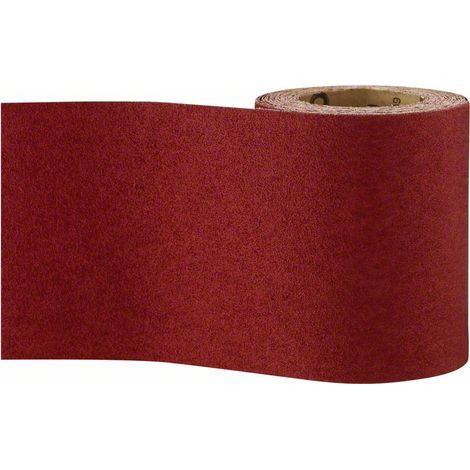 BOSCH 2609256B81 Schleifrolle Holz und Farbe, 115 mm x 5 m, P80