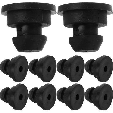 10 patins de rechange en caoutchouc pour cuiseur à riz-1.60X1.60X0.80CM-Black (1/3)