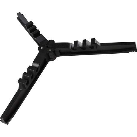 Support de Réservoir de Gaz Réchaud à Gaz Stand Pliable Cartouche Canister Support Trépied Multi-usages Portable pour Camping (1/5)