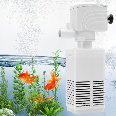 Pompe d'aquarium - Filtre d'aquarium - Pompe d'aquarium avec filtre - Convient aux aquariums de moins de 30 cm / aquariums pour tortues (1/5)