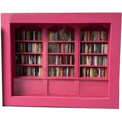 Décorations miniatures pour étagère, mini-livres, cadeaux anti-anxiété, décoration rose pour salon ou bureau (1/5)