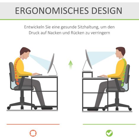 Support d'écran ergonomique en acryl transparent pour ordinateur portable PC notebook, 53 x 19 x 9 cm (1/5)
