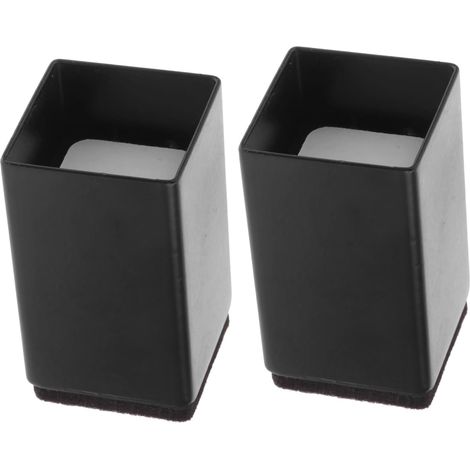 de 2 pieds de levage de meubles en acier au carbone noir (1/5)