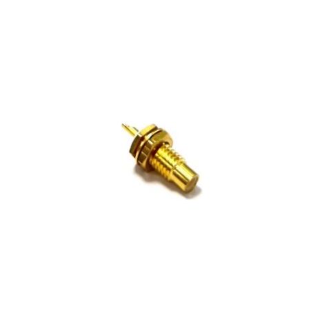 Connecteur coaxial RS PRO Mâle Droit, raccordement A souder 50O Montage panneau ( Prix pour 1 )
