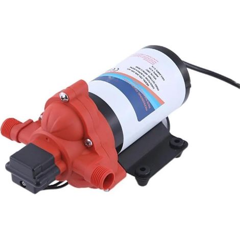 Hauswasser-Druckerhöhungspumpe, 115 V, 230 V, 115 W, 10,6 l/min, Hochdruck, selbstansaugende Membranpumpe, für Wohnmobile, Yachten und die Hauswasserversorgung. Zum Bewässern von Gartenschläuchen und 