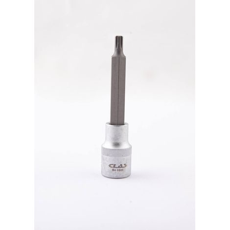 Douille embout ribe M6 L.100mm 1/2'' CrV - SA 0306 - CLAS Equipements (1/2)