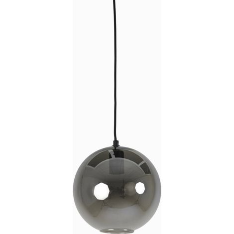 Light & Living - lampada a sospensione - Subar - nero - vetro -