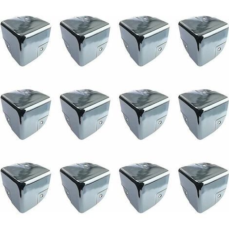 Möbelschutz, Eckenschutz aus Metall, Tischkantenschutz, 12 Stück, Kantenschutz aus Metall für Tische und scharfe Möbel (1/5)
