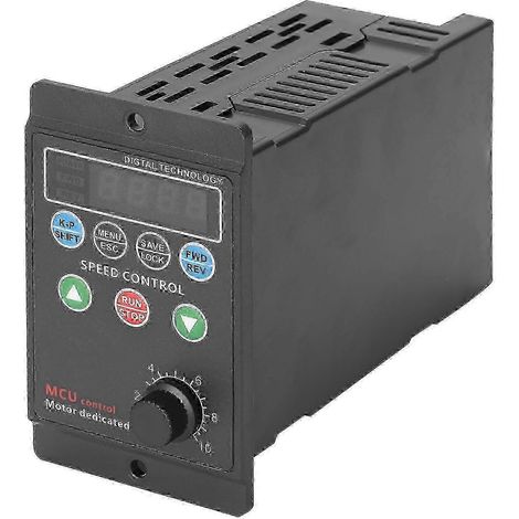 Convertisseur de fréquence monophasé/triphasé 220 V 750 W pour moteur, avec affichage numérique, pour les usines européennes, réglable et économe en énergie. (1/4)