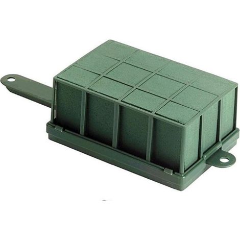 Grand porte-cage à fleurs avec mousse florale pour fleurs fraches. (Paquet de 1) (1/5)