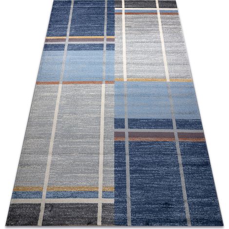 Alfombra de pasillo SOLID gris 90 HORMIGÓN grey 70x330 cm (1/5)