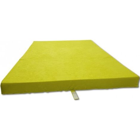 Colchón para invitados - colchón de camping - colchón de viaje - colchón plegable - 120 x 200 x 10 - verde (1/3)