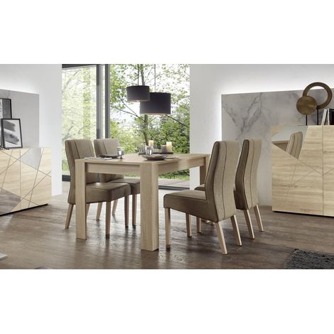 Tavolo da pranzo rettangolare 180x90 Rovere Samoa - Lisbona (1/2)
