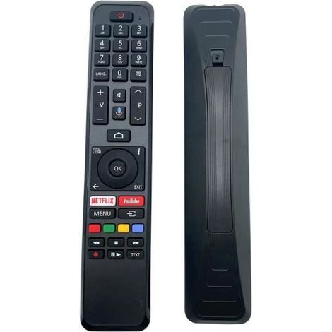 Télécommande - RNCYN - Toshiba Smart TV - CT-8556/CT-8557/CT-8555/CT-8558 - Noir - Universelle (1/3)