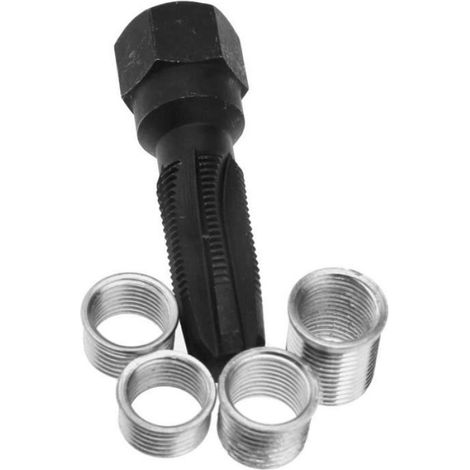 Kit De Réparation De Filetage De Bougies - 14 mm - Pour Bougies D'allumage - 4 Inserts (1/4)