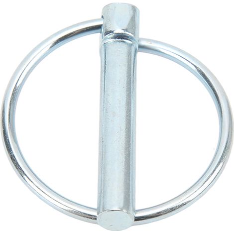 10 Pcs Goupilles annulaires en acier au carbone 8x45mm - Clips de verrouillage pour liaison d'attelage pour vélo, camion, remorque, tracteur, bateau (1/5)