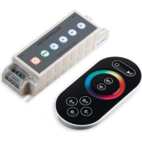 Centralina+telecomando rgb gea led gstte4 288w ip20 onde radio touch per strip led rgb (1/2)