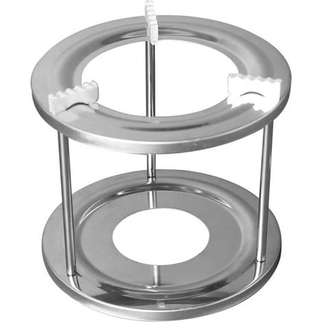 Zusammenklappbarer Gasherdständer aus Edelstahl zum Erwärmen einer Kaffeekanne, kompatibel mit Standardbrennern, für den Innen-, Außen- und Campinggebrauch, kompaktes und tragbares Design geeignet (1/5)