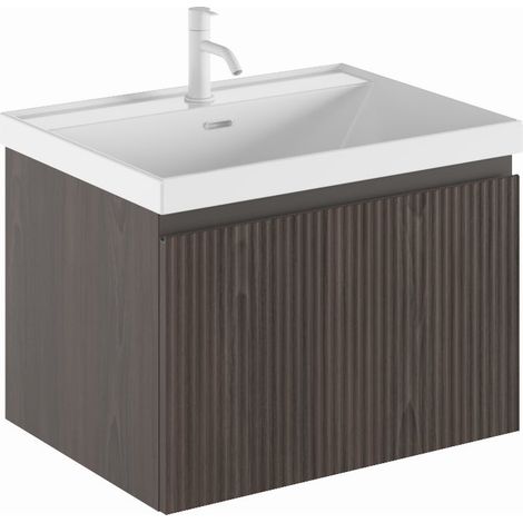 ROYO VORA Mueble 1C+Lavabo Cairo Nogal Notte - Medida: 60 cm - ref: C0078432 (1/2)