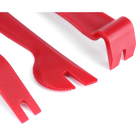 Un ensemble de 12 outils pour la réinstallation des autoradios, le démontage des panneaux de garniture et la réparation des panneaux de porte. (1/5)