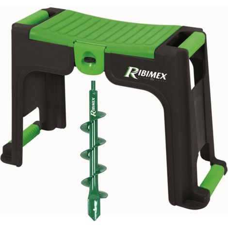 Agenouilloir - tabouret avec rangement, Fôret tarière diamètre 80cm pour perceuse, Jardinage planter des fleurs, plantes (1/4)