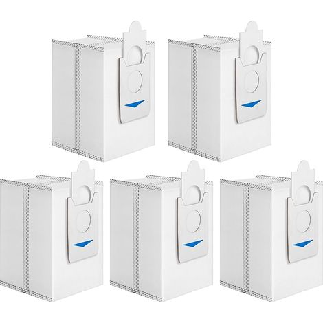 Lot de 5 Sacs Antibactriens aspirateur Accessoires pour ECOVACS DEEBOT X2 Omni,X5 Omni,T30S Sac Poussire Pices de Rechange, 3L Grande Capacit Sac Aspirateur pour La Station Tout-en-un (1/5)