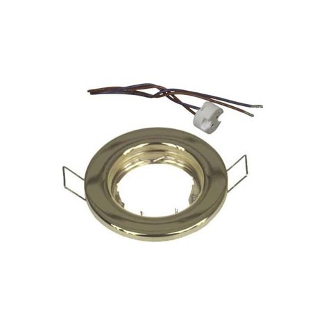Universeel - spot incastrable dirigable pressé dore mr16 51mm -
