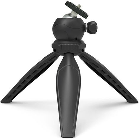 Projector Stand Desktop Tripod Black Round Head Mobile Stand for Live Streaming (1/5)