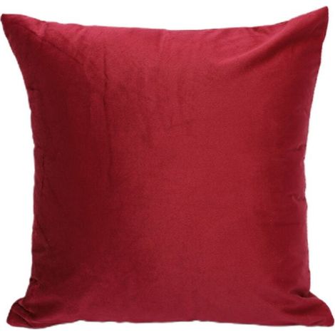 Housse Coussin 45x45 Microfibre Premium Lot de 1 Taie d'oreiller pour Coussins Canapé/Lit Tissu Super Doux Resistant et Lavable Hypoallergénique Anti-Acariens avec Fermeture éclair Invisible (1/4)