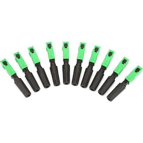 100 adaptateurs de connecteurs à montage rapide SC/APC pour fibre optique intégrée FTTH (1/5)