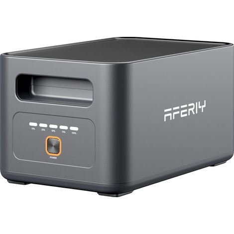 Système de stockage d'énergie portable, capacité de 1024Wh, compatible solaire, GRIS, EU-NO-1024Wh (1/2)