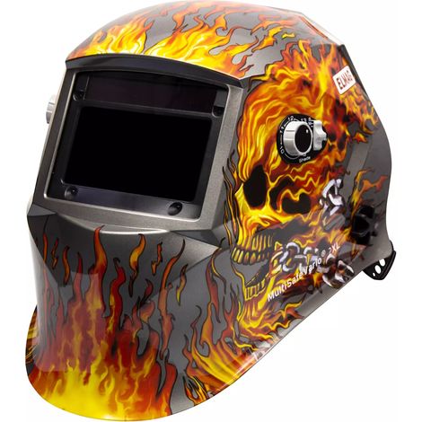 ELMAG Automatik-Kopfschweißschirm Design 'FLAME' (56384) (1/4)