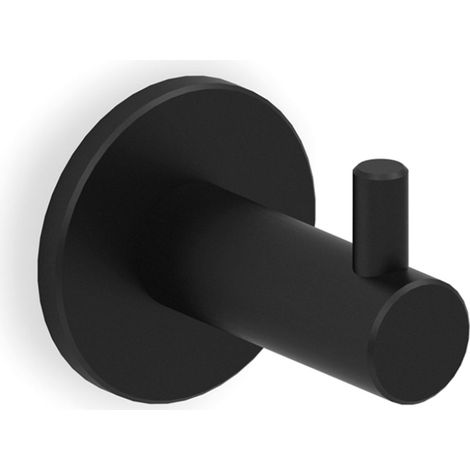 Percha Negro Mate Mod. Deco  - DECO - Percha para toallas y albornoz (1/4)