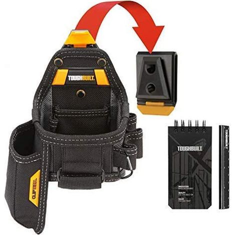 Borsa per attrezzi ToughBuilt con metro cutter e taccuino