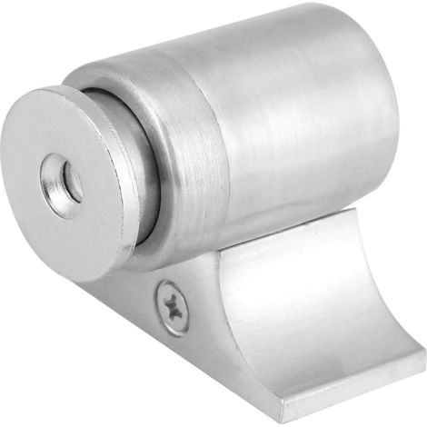 Magnetischer Türstopper aus Zinklegierung, Türstopper aus gebürstetem Stahl, Wandmontage, 1 Stück (1/5)