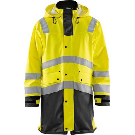 Veste de pluie haute visibilité niveau 3 4326 - Jaune fluo/Noir XXL (1/4)