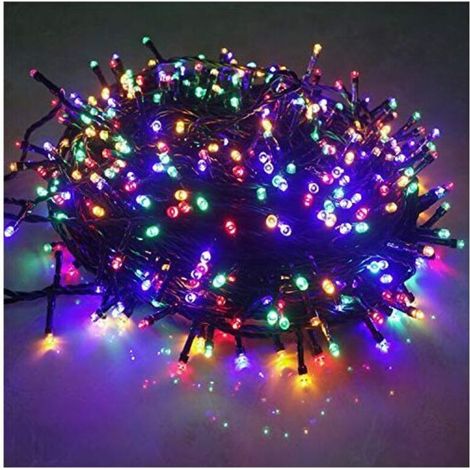 80 m lange LED-Lichterkette mit 8 Beleuchtungsmodi, IP44 wasserdicht, für den Innen- und Außenbereich, RGB-Weihnachtsbeleuchtung für Hochzeitsfeiern (1/4)