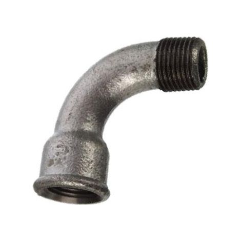 Cornat Temperguss-Bogen 90° 1/2 '' 1 Muffe verzinkt Winkel & Bögen