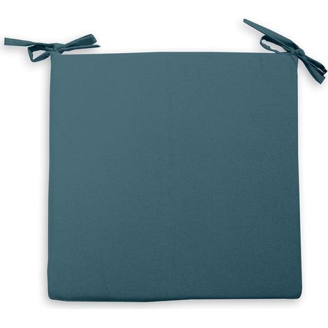 Coussin de Chaise Extérieur - Lot de 1 - Polyester Imperméable - Protection contre l'Humidité - Jardin et Terrasse - Bleu Céladon 40x40x5 cm