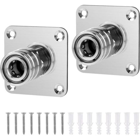Supporto per lancia schiumogena, supporto per pistola idropulitrice in acciaio inossidabile a 2 pezzi per accessori per idropulitrice con attacco rapido da 1/4 di pollice, facile installazione (1/5)