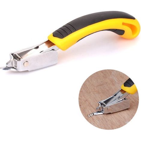 Arrache Agrafeuse Tapissier, Arrache-clous, Décapant d'agrafes de Rembourrage, Extracteur de clous, Outil D'extraction de Pointes, Agrafeuses Dissolv (1/4)
