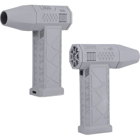 Ventilateur turbo portable à main, soufflant sans fil à moteur sans balais haute vitesse, 3 vitesses (40 000/90 000/130 000 tr/min) pour clavier d'ordinateur et utilisation en extérieur. (1/5)