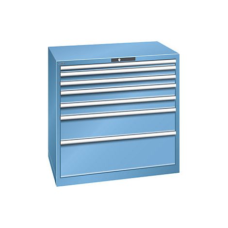 Cajonera  chapa de acero  H x A 1000 x 1023 mm  7 cajones 
