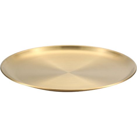 Pizza Pan - Stainless Steel Round Baking Tray - For Pizza Pie Cake Cookie - Oven Use - 17 cm Diameter x 1.2 cm Height - 1 Piece (1/5)