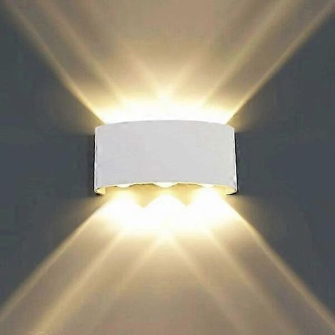 Applique murale, demi-cercle 280 g, puce LED 170 x 80 x 40 mm, pour salon ou chambre. (1/4)