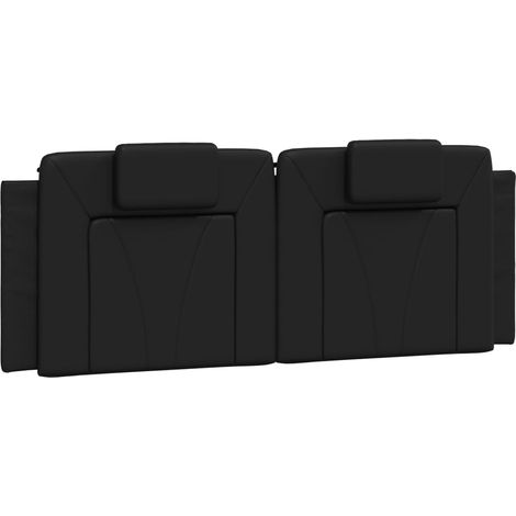 Maison Exclusive - Kopfteil-Kissen "Viana" Schwarz 140 cm Kunstle